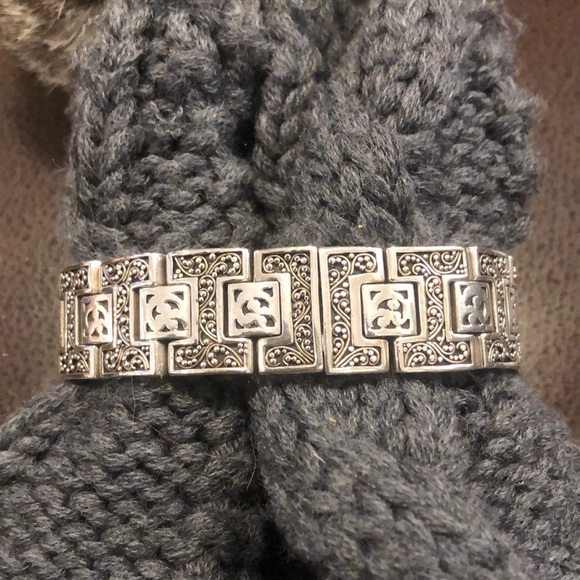 LOIS HILL Sterling Silver Watch Square Face Silver Band - Picture 6 of 17